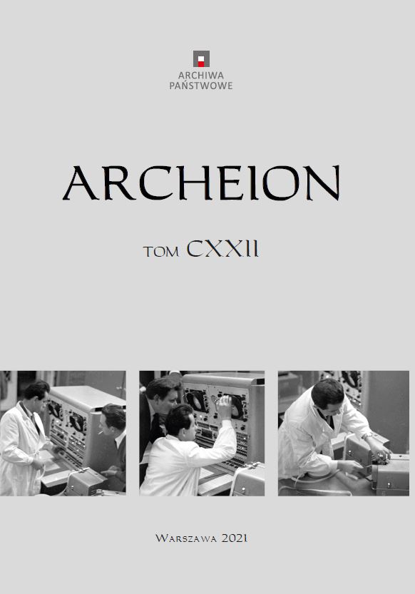 Okładka Archeion tom 122