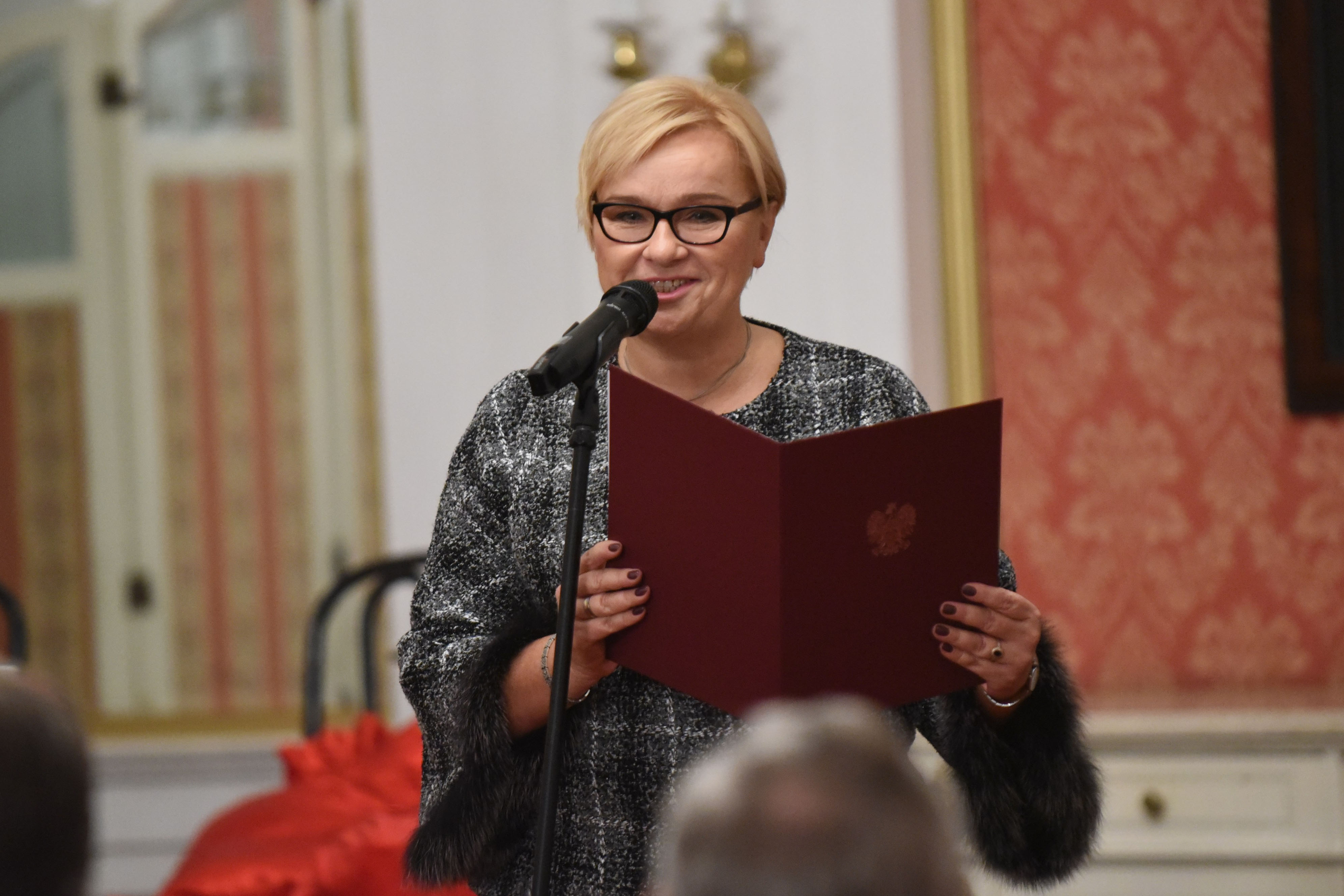 Grażyna Ignaczak-Bandych, Dyrektor Generalny Kancelarii Prezydenta RP odczytuje list Prezydenta RP Andrzeja Dudy