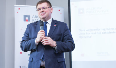 Minister Rzymkowski przemawia.