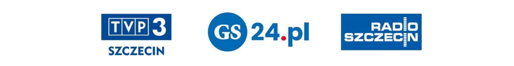 Logotypy TVP3 Szczecin, Głos Szczeciński 24.pl, Radio Szczecin