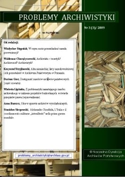 Problemy archiwistyki