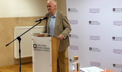Przekazanie archiwum prof. Andrzeja Friszke do Archiwów Państwowych. Prof. Andrzej Friszke, fot. Archiwum Akt Nowych.